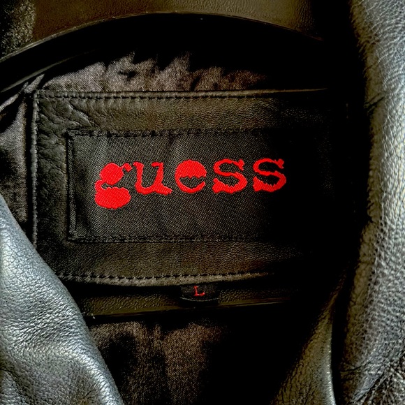 GUESS WOMENS LEATHER JACKET - Picture 2 of 4